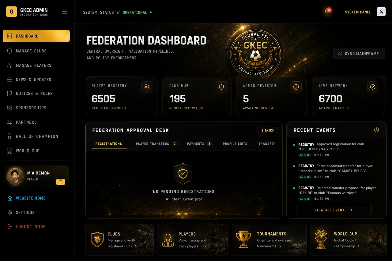 GKEC Esports Platform